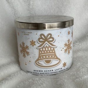 ☕️ Bath & Body Works Brown Sugar Latte 3 Wick Candle
